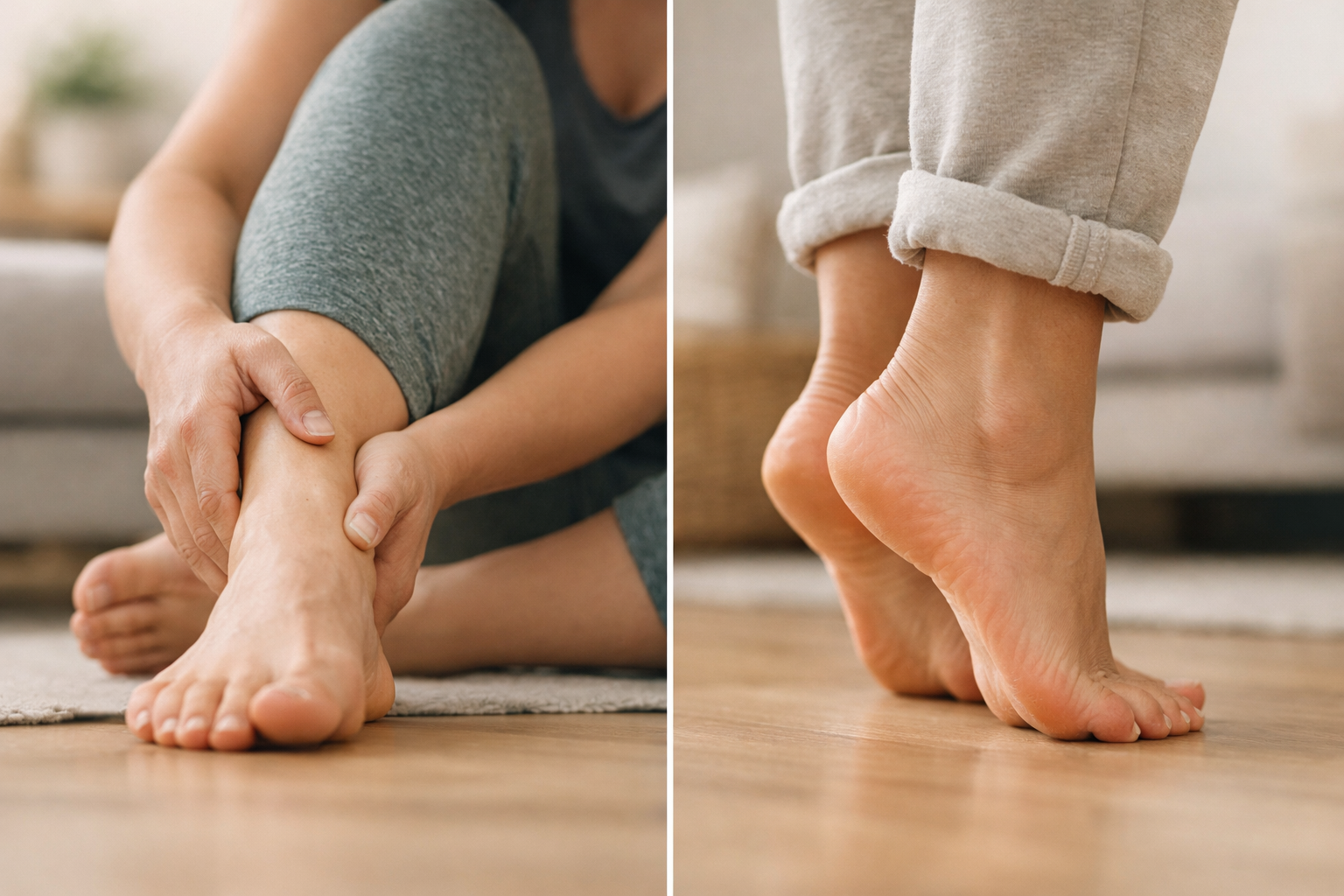 Anatomical view of ankle ligaments showing the location and extent of a typical sprain injury